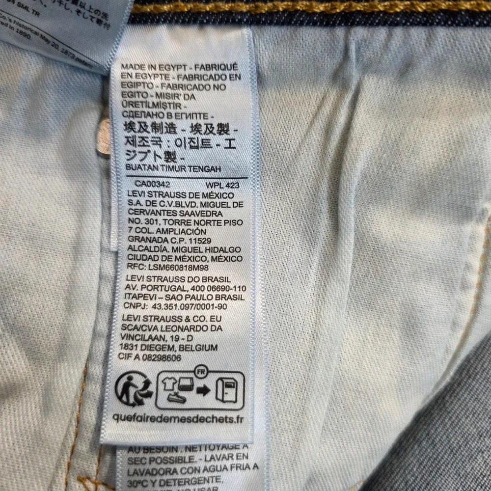 Levi 514 Jeans Mens‎ W34 L28 Blue Denim Dark Wash Straight Leg Casual 514-1325
